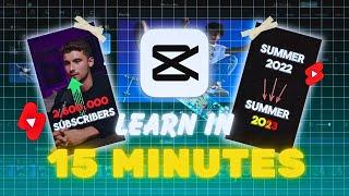  Learn CAPCUT PC in 15 MINS ( Masterclass ) | Capcut PC Video Editing Tutorial for Beginners 2024