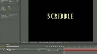 The Scribble Effect With Text in After Effects : Techniques for Adobe After Effects