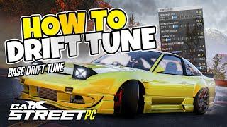 How To Drift Tune in CarX Street PC + Base Drift Tune