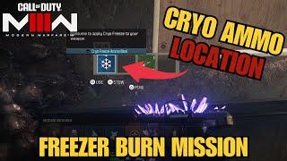 MW3 Zombies: FASTEST WAY TO LOCATE CRYO AMMO (Freezer Burn Mission)