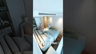 Big Brain Bedroom Ideas For Small Spaces #shorts