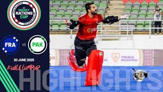 FIH Hockey Men's Nations Cup 2024-25 Highlights: Semis 1: France vs Pakistan | Match 15