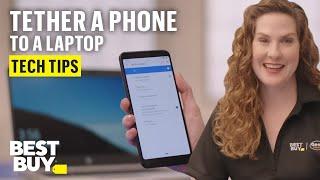 Tethering a Phone to a Laptop - Tech Tips from Best Buy