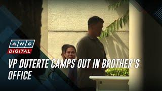 VP Duterte camps out in brother's office