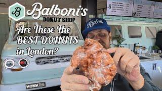 Trying Balboni's Donut Shop London #donuts #honestfoodreviews #londonontario