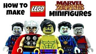 How To Build LEGO Marvel Zombies Minifigures!