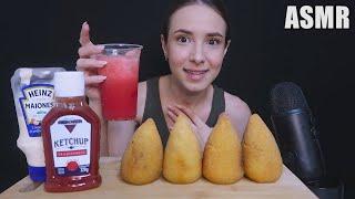 ASMR - COMENDO COXINHAS GIGANTES 