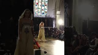 Beautiful Runway Show At St.Johns Church Near Hyde Park | Thank you @LONDON FASHION WEEK #livenews