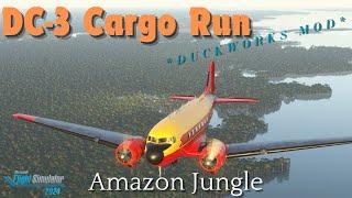 Microsoft Flight Simulator 2024 DC-3 Cargo Run in the Amazon #msfs2024 #dc3