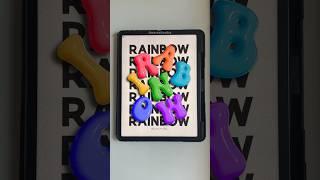 easy graphic design #shorts #colorful #typography #design #colors #drawing #art #aesthetic #love