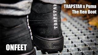 Trapstar x Puma The Ren Boot "Triple Black" Onfeet Review | sneakers.by