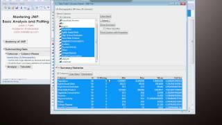 Webcast: Mastering JMP- Basic Plotting and Analysis