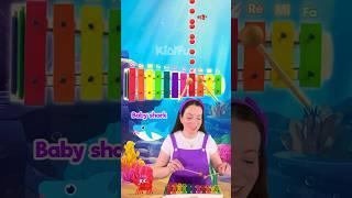 How to play Baby Shark on the xylophone (glockenspiel) #music #learning #tutorial #kids