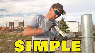 The SIMPLEST Way To Tighten Fence Wire | Strainrite Ratchet Strainer