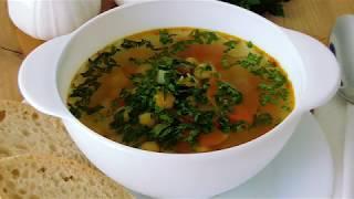 ВКУСНЫЙ СУП С НУТОМ И ОВОЩАМИ!!! DELICIOUS SOUP WITH CHICKPEAS AND VEGETABLES!!!