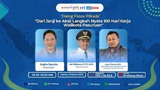 Dialog Interaktif :  Dari Janji ke Aksi: Langkah Nyata 100 Hari Kerja Walikota Pasuruan