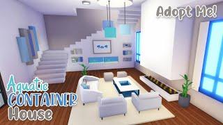 Aquatic Container House Speed Build  | PART 1 | Roblox Adopt Me