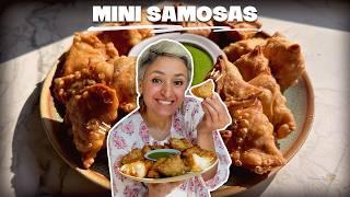 The best LITTLE SAMOSAS - you will love these mini samosas!