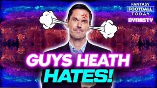 Guys Heath HATES! Players To Avoid When Drafting Dynasty (FFT Dynasty)