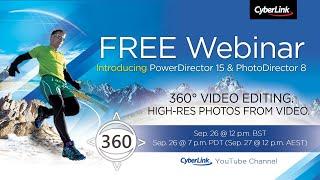 CyberLink 2016 Sept Webinar | Introducing NEW PowerDirector 15