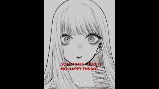 sometimes there is no happy ending   [My dress up darling Manga - Edit] #mydressupdarling #gojo