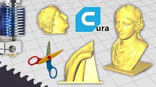 How to Cut models in Cura?