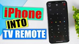 Use Your iPhone As A Universal TV Remote Controller ( FREE )