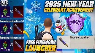 2025 New Year Celebrant AchievementPUBG Mobile Use The Firework LauncherI PUBGM BGMI