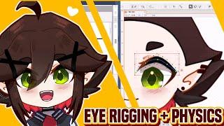 Live2D Eye Rigging/Blinking + Physics [ voice over ]