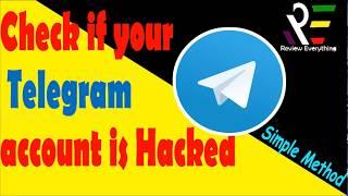 How to check if your telegram account is hacked or not? Simple methode ( english title)