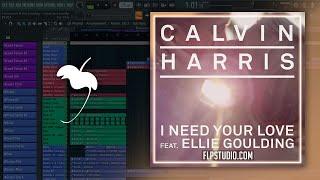 Calvin Harris ft Ellie Goulding - I Need Your Love (FL Studio Remake)