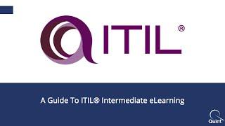 A Guide To ITIL® Intermediate eLearning