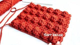 The most delicious POPCORN | Crochet cones pattern | Soft Decor