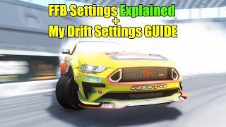 FFB Settings Explained + My Drift Settings GUIDE | Assetto Corsa