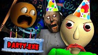 Baldi and Granny throw the WORST parties!!! | Party.exe (Roblox Creepypasta)