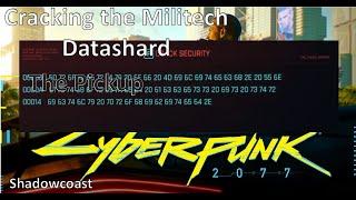 Cracking the Militech Datashard Cyberpunk 2077! How do clean the the datashard and get the Daemon!