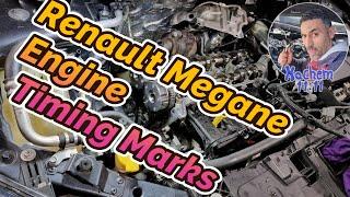 Renault Megane 2014 to 2016 Engine Timing Chain Marks