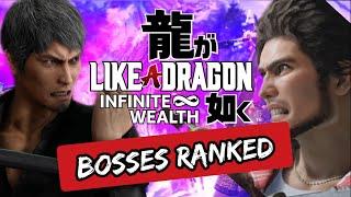 Ranking Every Boss in Like a Dragon Infinite Wealth Tier List