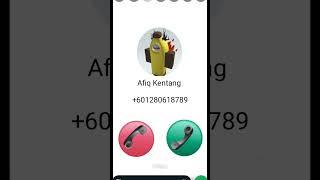 Afiq Kentang Call Aku