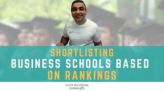 How to Select The Right Business Schools for Your MBA? Jatin Bhandari, PythaGURUS
