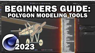 Cinema 4d 2023: Beginners Guide Pt 4 (Polygon Modeling Tools)