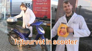 Doet een scooter het op FRITUURVET?!