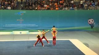 China (CHN) -  2016 Acrobatic Worlds, Putian City (CHN) Combined  Men's Group