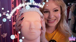 Mannequin spa facial | Roleplay ASMR