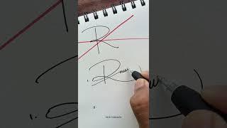 How to Sign the Letter R?️