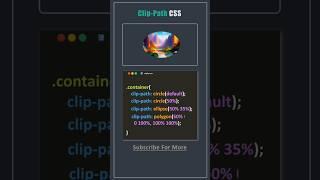 Unveiling CSS Clip-Path Tricks #shorts #virals #youtubeshorts #CSS