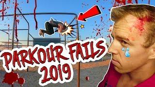 ТОП 10 ПАРКУР ПАДЕНИЙ 2019 (Parkour Fails 2019)