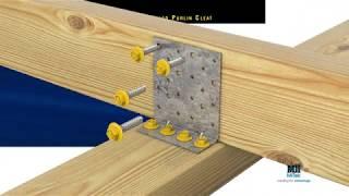 MiTek Concealed Purlin Cleat