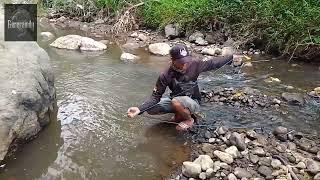 MANCING SIDAT BABON DI BAWAH BATU BESAR TARIKAN NYA SANGAT MANTAP!!!!