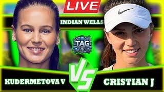 LIVE: Kudermetova V vs Cristian J • Indian Wells 2025 #round1 #Kudermetova #Cristian #tennis #wta